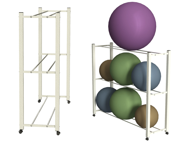 Soportes para balones tipo bobath móviles